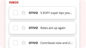 A contextual nudge surfacing in a member inbox.
