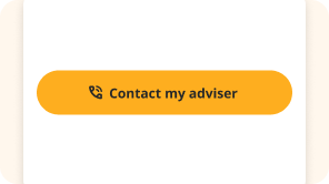 A Contact my adviser call-to-action shown alongside in-flow advice.